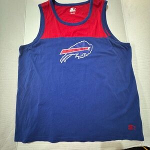 NWOT Buffalo Bills STARTER Red and Blue Sports Tank top size XXL